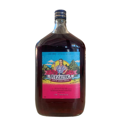 Quezalteca Rosa De Jamaica Liqueur - 1L