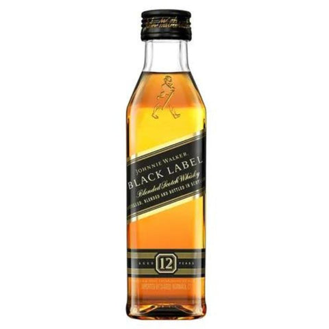 Johnnie Walker Black Label Scotch Whiskey - 50ml Mini Shot