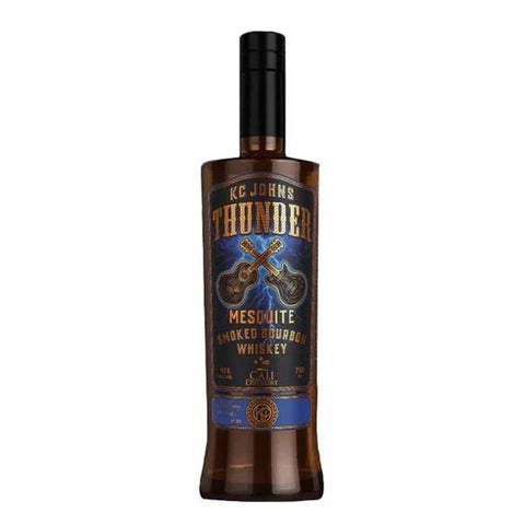 KC johns Thunder Smoked Mesquite Bourbon Whiskey - 750ml
