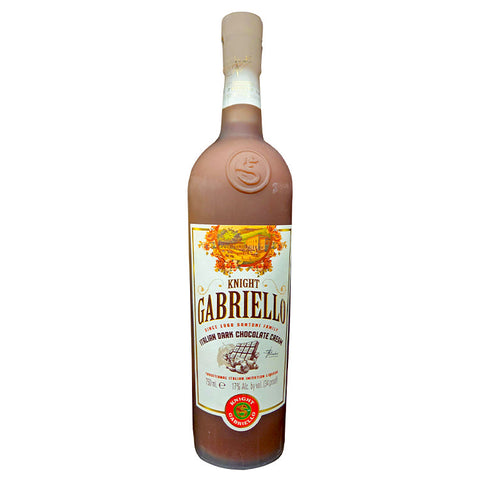 Knight Gabriello Italian Dark Chocolate Cream Liqueur - 750ml