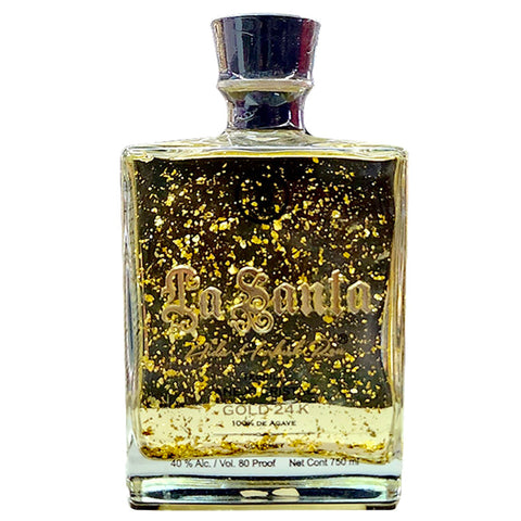 La Santa Gold 24K Cristal Anejo Tequila - 750ml