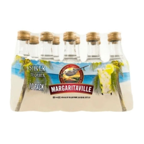 Margaritaville Silver Tequila 10pk - 50ml Mini Shot