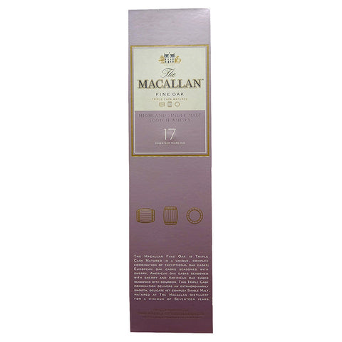 The Macallan 17 Year Fine Oak Single Malt Scotch Whiskey - 750ml