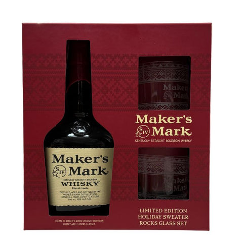 Maker's Mark Whisky Gift Set - 750ml