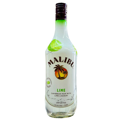 Malibu Lime Liqueur Rum - 750ml