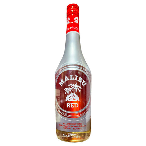 Malibu Red Tequila Liqueur Rum - 1 liter