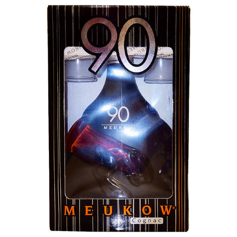 Meukow 90 Glass Gift Set Cognac - 750ml