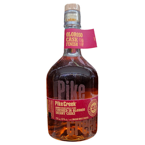 Pike Creek 21 Year Finished In Oloroso Sherry Cask Canadian Whiskey - 750ml