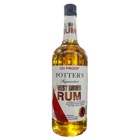 Potter's West Indies Rum - 750ml