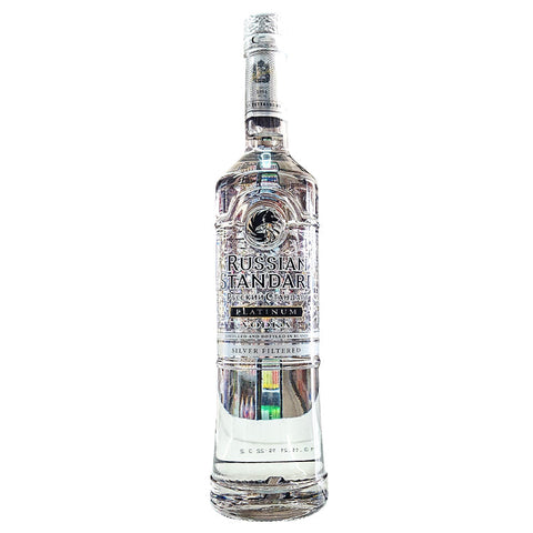 Russian Standard Platinum Silver filtered Vodka - 750ml