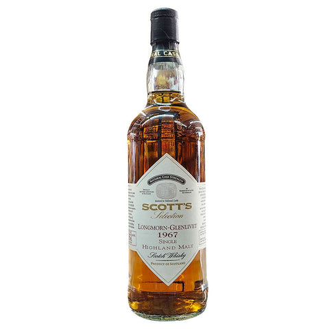 Scott's Selection Longmorn-Glenlivet 1967 Speyside Single Malt Scotch Whiskey -750ml