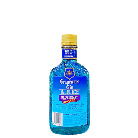 Seagram's Blue Beast Ginseng Gin - 200ml