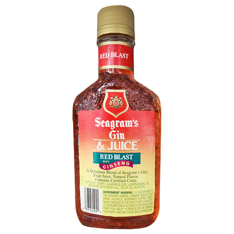 Seagram's Gin & Juice Red Blast Ginseng Gin - 200ml