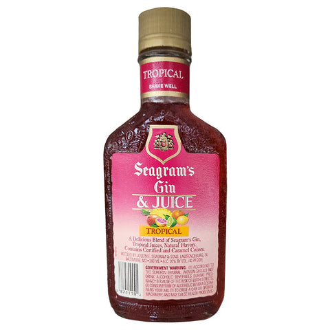 Seagram's Gin & Juice Tropical Gin - 200ml