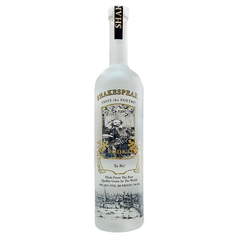 Shakespeare Taste Of Poetry Vodka - 750ml