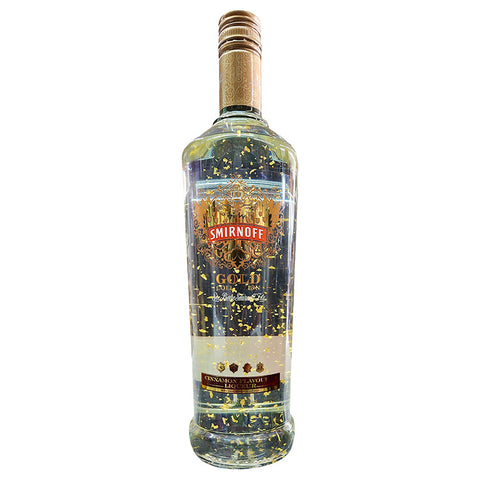 Smirnoff Gold 23 Carat Gold Flakes Cinnamon Liqueur - 750ml