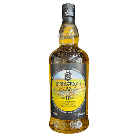 Springbank 10 Year Local Barley Scotch Whiskey - 750ml