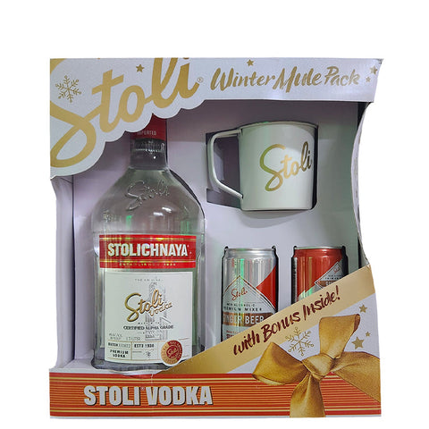 Stolichnaya Winter Mule Pack Vodka - 750ml