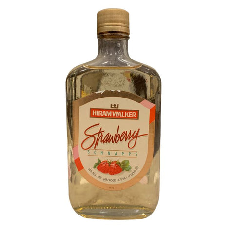 Hiram Walker Creme de Strawberry Liqueur - 375ml