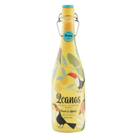 2Canos Frizzante Peach & Apricot - 750ml