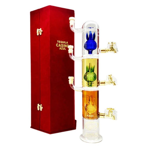 Casino Azul 3-in-1 Tequila Tower - 750ml