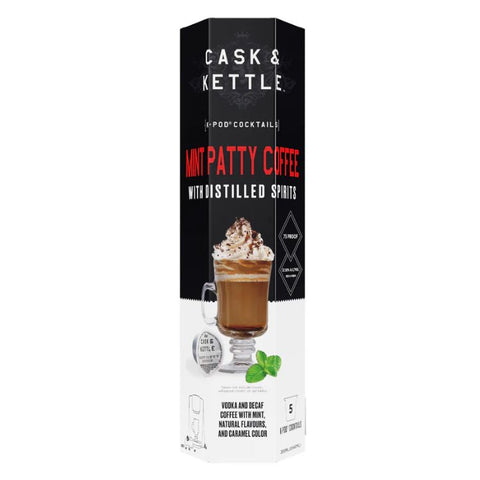 Cask + Kettle Mint Patty Hard Coffee K-Pods - 200ml