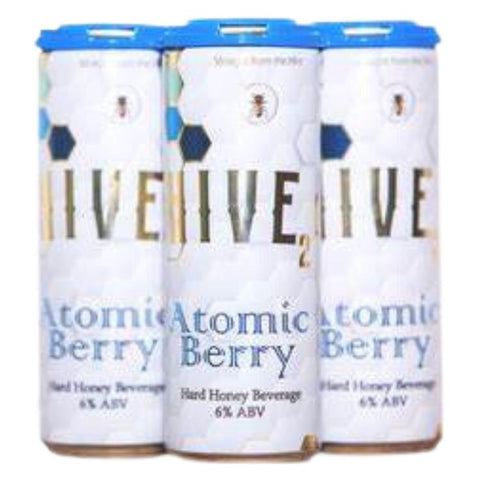 Hive₂0 Hard Honey Atomic Berry - 12oz x 4