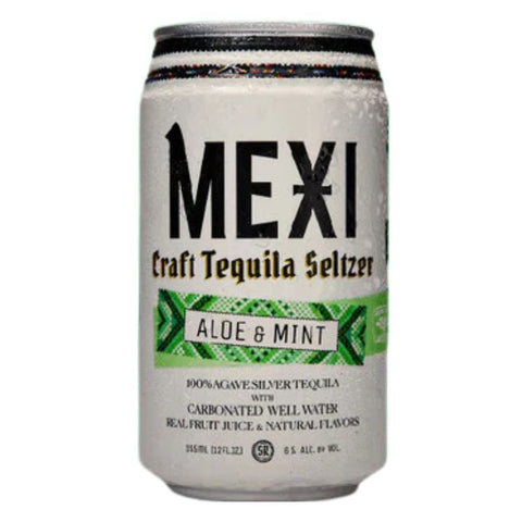 Mexi Aloe Mint Tequila Seltzer - 355ml x 4