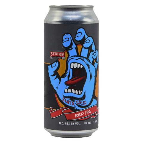 Strike Brewing "Screaming Hand" Red IPA - 16oz x 4
