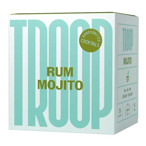 Troop Cocktails Rum Mojito - 200ml x 4