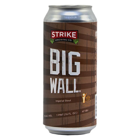 Strike Brewing "Big Wall" Imperial Stout - 16oz x 4