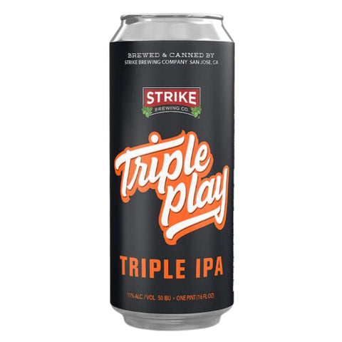Strike Brewing "Triple Play" Triple IPA - 16oz x 4
