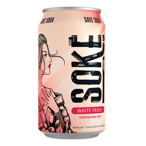 Soke Soda White Peach - 12oz