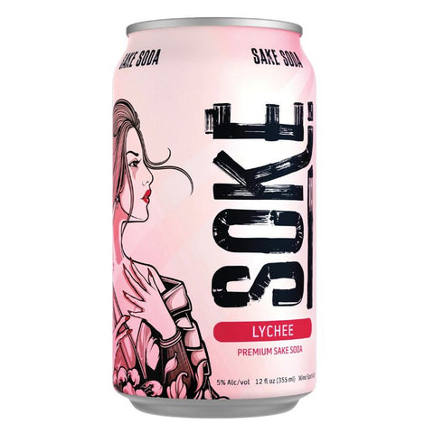 Soke Soda Lychee - 12oz