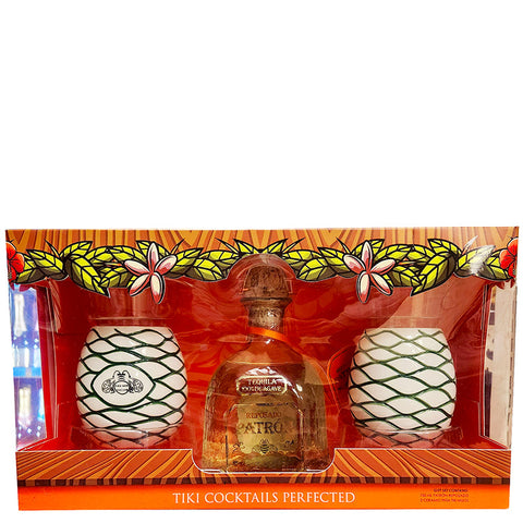 Patron Reposado Tiki Cocktail Cups Tequila - 750ml