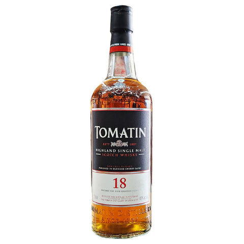 Tomatin 18 Year Single Malt Scotch Whiskey Finished In Oloroso Sherry Casks- 750ml
