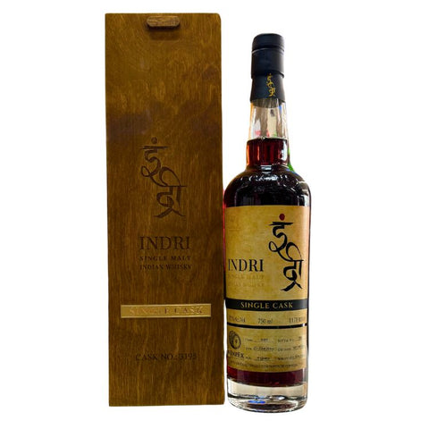 Indri Single Cask 3195 Indian Whiskey - 750ml