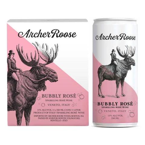 Archer Roose Bubbly Rose - 250ml x 4