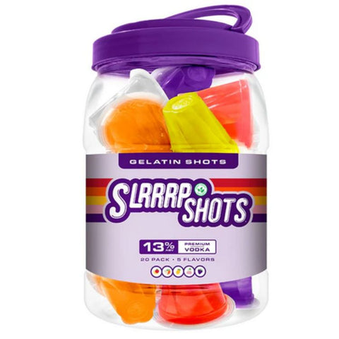 Slrrrp Vodka Flavors Jell-O Shots - 20 shots