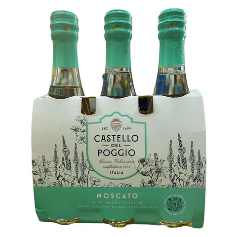 Castello del Poggio Sparkling Moscato - 187ml x 3