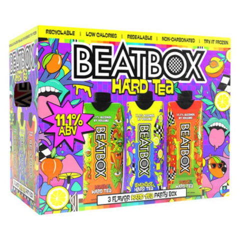 Beatbox Hard Tea Variety Pack - 500ml x 6