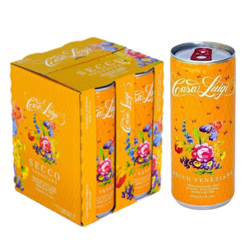 Casa Luigi Secco Veneziano Sparkling - 250ml x 4
