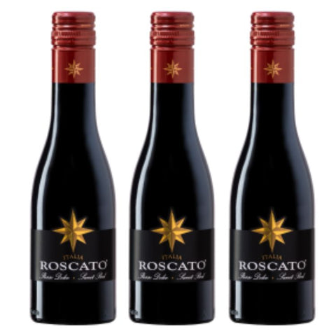 Roscato Rosso Dolce Sweet Red - 187ml x 3
