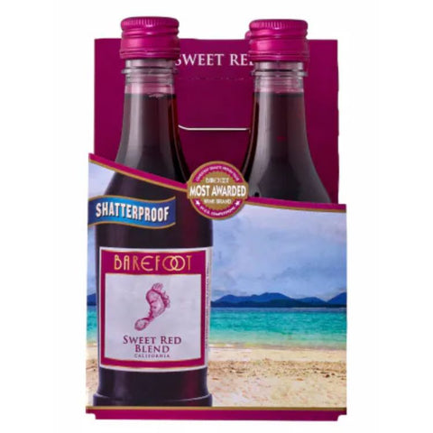 Barefoot Cellars Sweet Red Blend - 187ml x 4