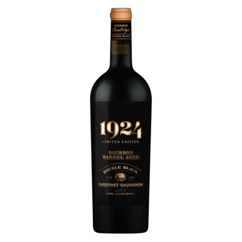 1924 Wines Double Black Bourbon Barrel Aged Cabernet Sauvignon (Limited Edition) - 750ml
