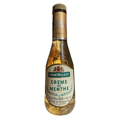 Hiram Walker Creme De Menthe White Liqueur - 375ml