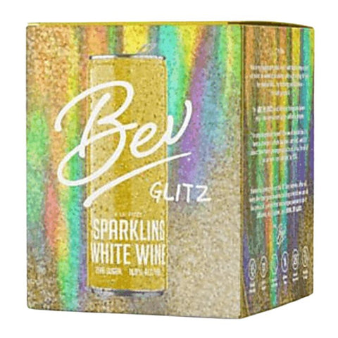 Bev Glitz Sparkling White - 250ml x 4