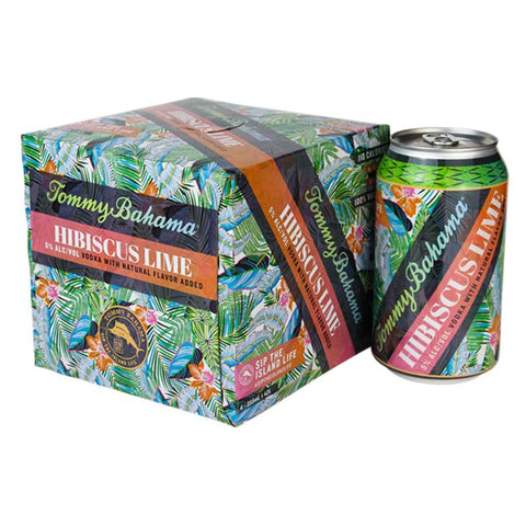 Tommy Bahama Hibiscus Lime Vodka Cocktail - 355ml x 4
