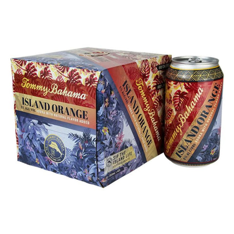 Tommy Bahama Island Orange Vodka Cocktail - 355ml x 4