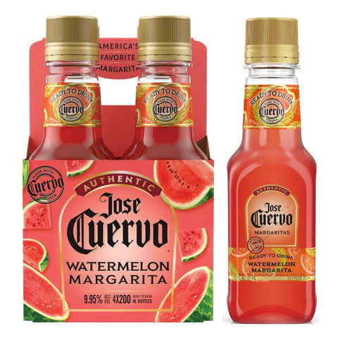 Jose Cuervo Authentic Watermelon Margaritas - 200ml x 4